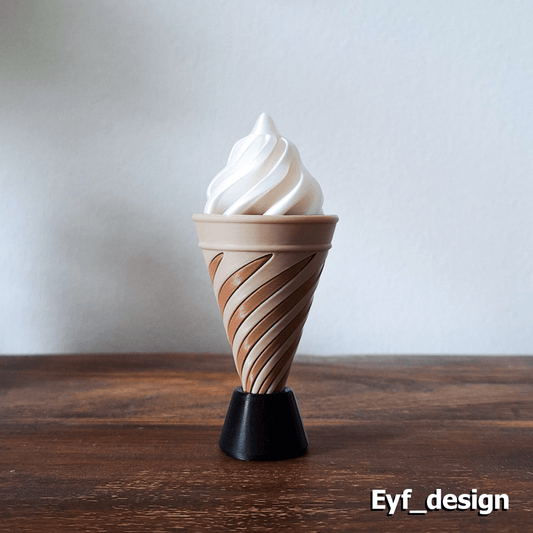 Spiral Ice Cream Cone (3 Pack) Poliform Labs