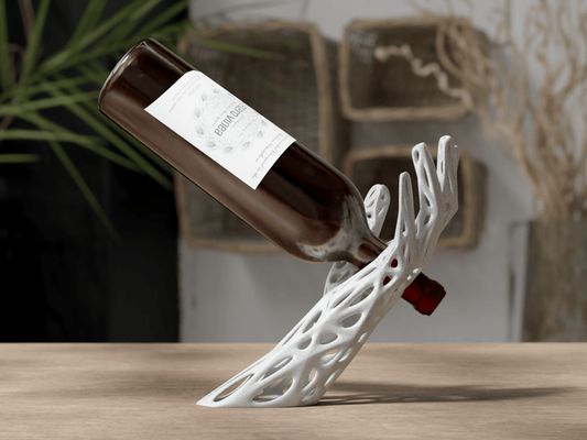 VinoGrace Voronoi Wine Holder Poliform Labs White