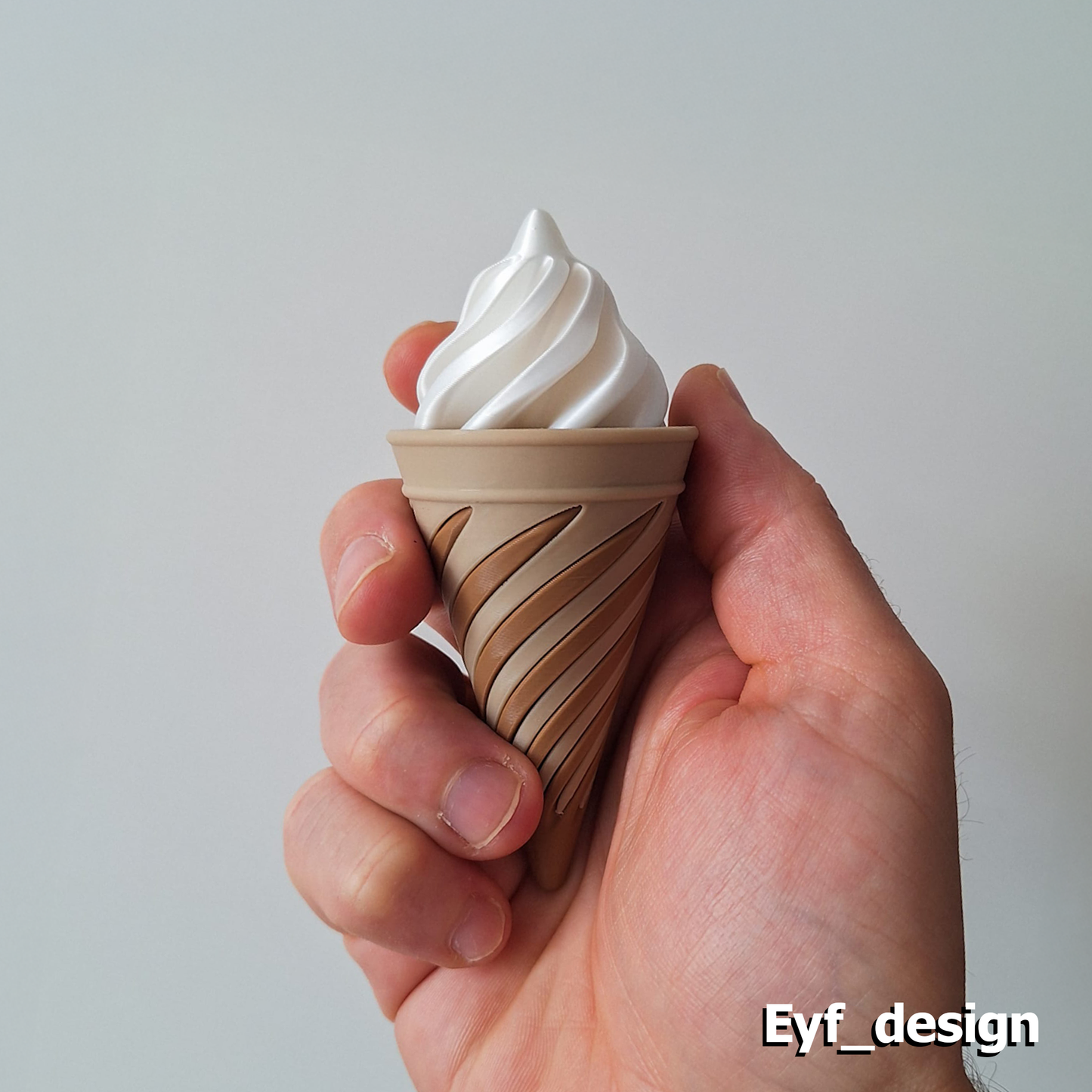 Spiral Ice Cream Cone (3 Pack)