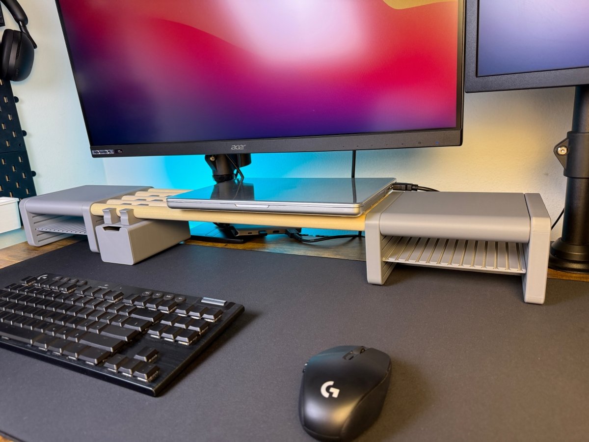 DeskShelf System Compact (5 - Dowel, 4″ Legs) Poliform Labs Standard (36″)