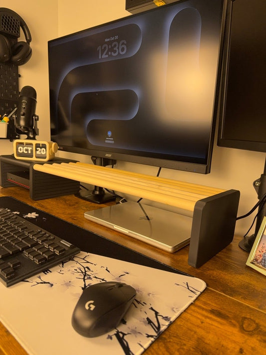 DeskShelf System Standard (6 - Dowel, 5.4″ Legs) Poliform Labs Compact (24″)