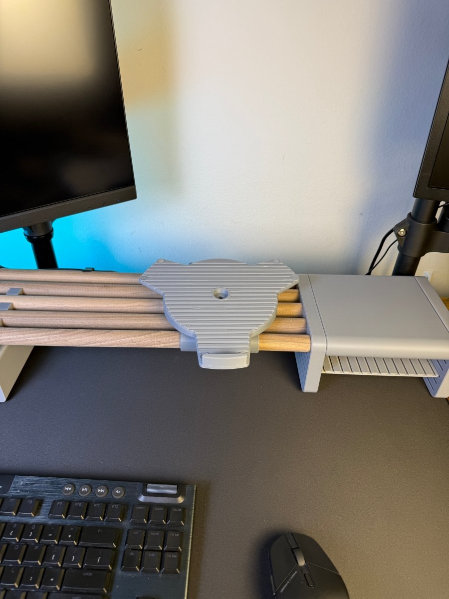 Laptop Stand DeskShelf Attachment Poliform Labs Matte Slate Gray