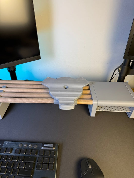 Laptop Stand DeskShelf Attachment Poliform Labs Matte Slate Gray