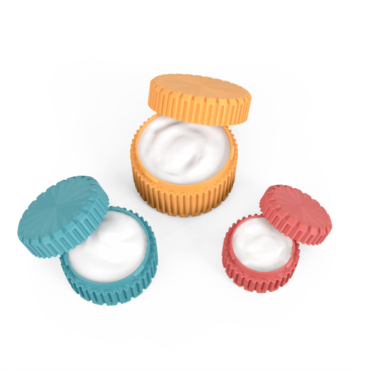 StowAway Travel Box (Set of 3) Poliform Labs Orange