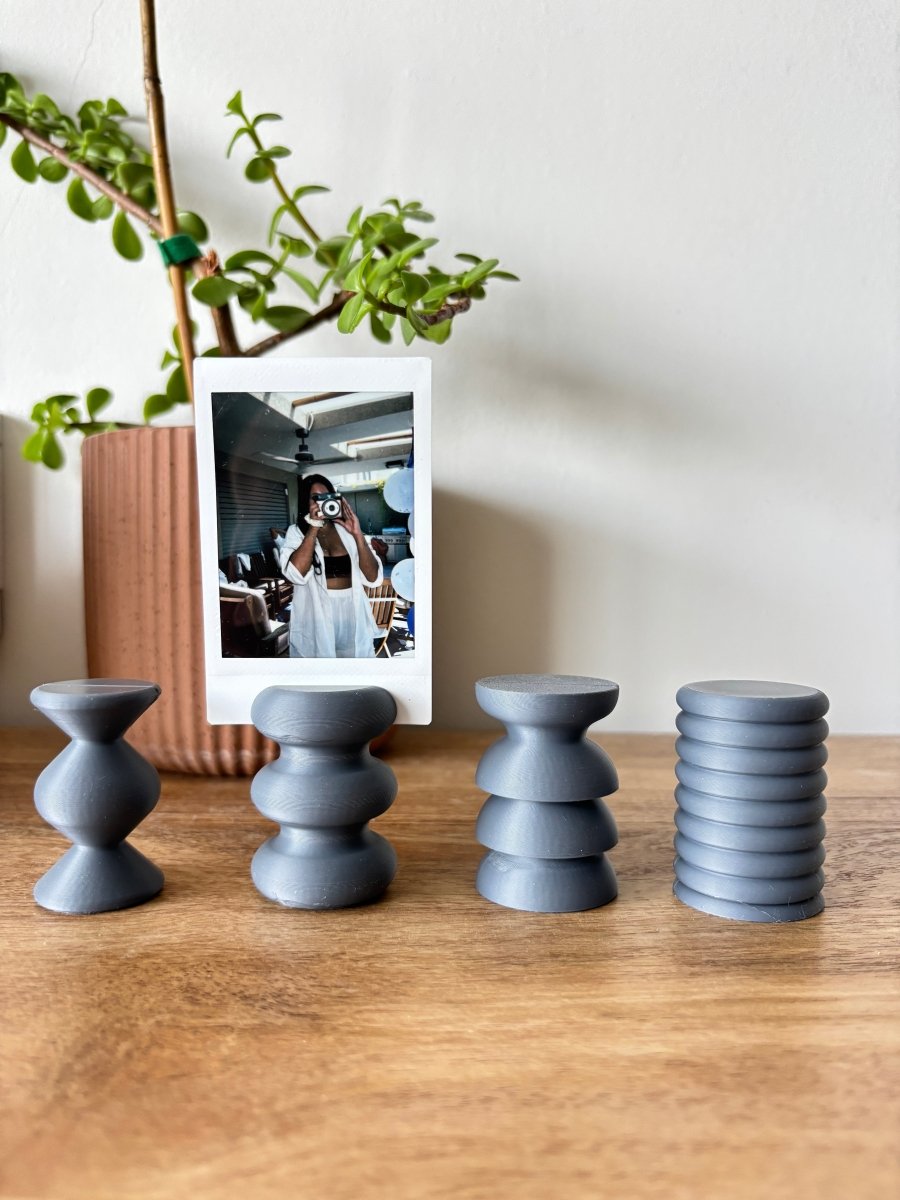 TOTEM Mini Display Stands (Set of 4) Poliform Labs Matte Slate Gray