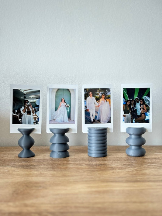 TOTEM Mini Display Stands (Set of 4) Poliform Labs Matte Slate Gray
