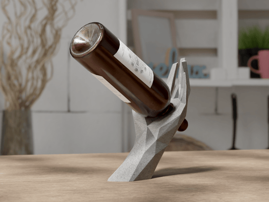 VinoGrace Minimal Wine Holder Poliform Labs Orange