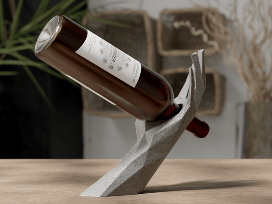 VinoGrace Minimal Wine Holder Poliform Labs Orange