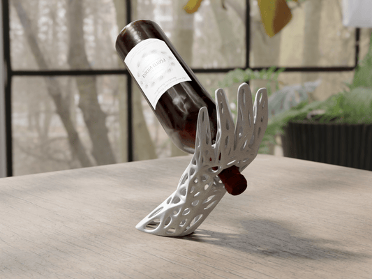 VinoGrace Voronoi Wine Holder Poliform Labs White